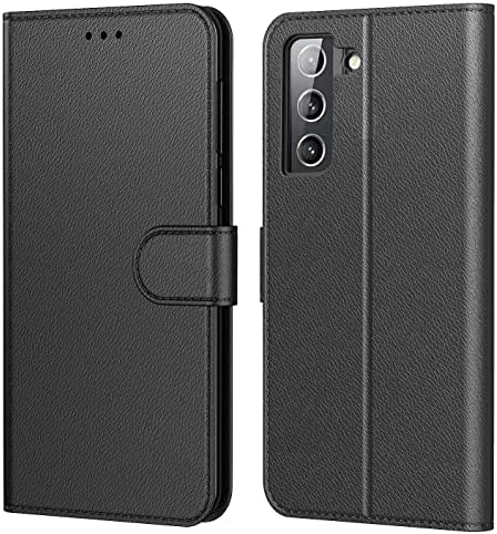 Tenphone Coque pour Samsung Galaxy S21 FE 5G, Pochette Protection Etui Housse Premium en Cuir PU,Fermeture Magnétique,Flip Case Compatible avec (Book Noir) Fiche Technique et Prix au Maroc