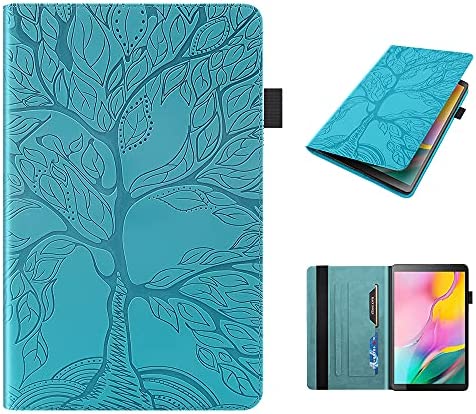 Tedtik Coque pour Samsung Galaxy Tab A8 SM-T290/T295, Etui de Protection en Simili-Cuir Housse Case Tablette avec Angles Multiples, Support Fonction, pour Galaxy Tab A8 2019 SM-T290/T295，Bleu Fiche Technique et Prix au Maroc