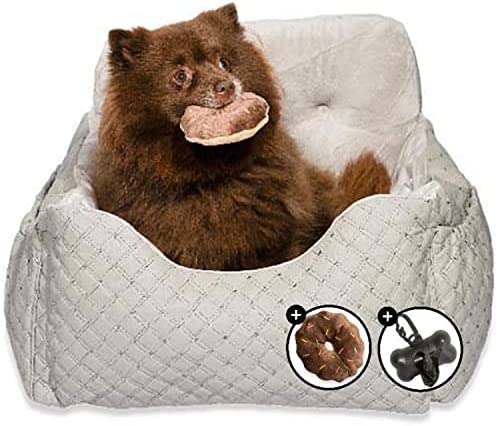 Siège Voiture Chien, Protection Voiture Lavable Siege Arrière, Jouets + Sacs OFFERTS. Panier Auto pour Chien / Chiot / Chat de Petite et Moyenne Taille. Fauteuil intérieur pour Transport et Voyage. Fiche Technique et Prix au Maroc