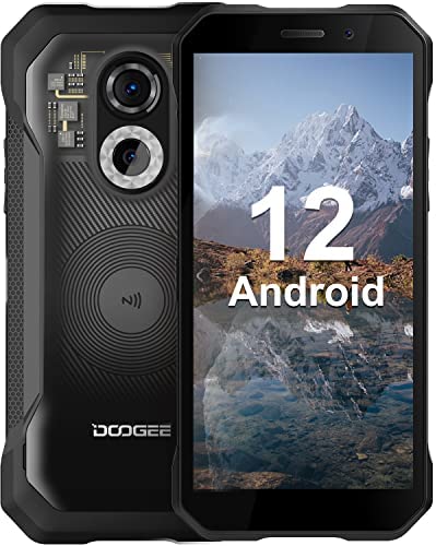 DOOGEE S61 Pro (2023) Telephone Portable Incassable,48MP+20MP Vision Nocturne,6Go+128Go(SD 512Go),Android 12 Smartphone Incassable,Écran 6,0",5180mAh,Étanche/Anti-Chute/antipoussière-Transparent Fiche Technique et Prix au Maroc