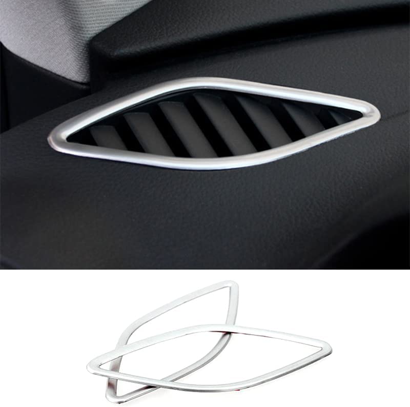 pour A3 8V 2012-2019 Intérieur en Acier Inoxydable Tableau de Bord Sortie d'air Climatiseur Coque Coupez Accessoire Auto 2 pièces Fiche Technique et Prix au Maroc