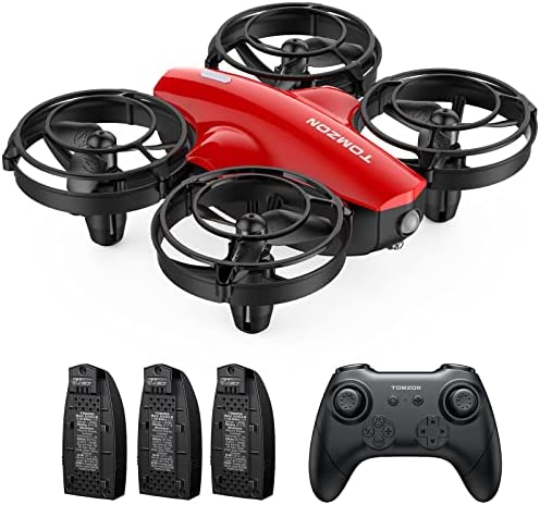 Tomzon A24 Mini Drone pour Enfant Débutant RC Hélicoptère avec Télécommande, 3 Batteries Modulaires 23mins Temps de Vol, Mode de Combat/3D Flip/Mode sans Tête/3 Vitesses Cadeau Noël Garçon Fille Fiche Technique et Prix au Maroc