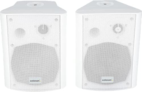 celexon Haut-parleurs Actifs avec Support Mural - Boîtiers pour PC, Bureau ou école Set 525-B - 2x30W 2x30W 2 Voies - Blanc Fiche Technique et Prix au Maroc