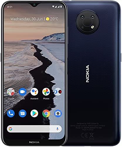 Nokia G10 Smartphone Débloqué 16,5 cm (6.5") Double SIM Android 11 4G USB Type-C 3 Go 32 Go 5050 mAh Bleu Fiche Technique et Prix au Maroc