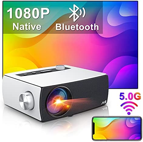 Videoprojecteur Full HD - Artlii Enjoy 3, WiFi 5.0G/2.4G Bluetooth, Projecteur Portable, Retroprojecteur Max 300'', Son Dolby Stereo Compatible iOS Android Smartphone pour Film Video jex Fiche Technique et Prix au Maroc