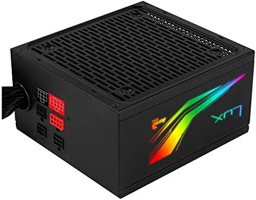 Aerocool Lux RGB M 650W - Alimentation modulaire RGB, 80Plus Bronze 230V) Fiche Technique et Prix au Maroc
