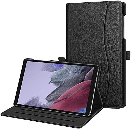 FINTIE Coque Compatible avec Samsung Galaxy Tab A7 Lite 8,7 Pouces 2021, Housse Angles Multiples Etui avec Poche de Document, Protection pour Tab A7 Lite SM-T225/T220/T227, Noir Fiche Technique et Prix au Maroc