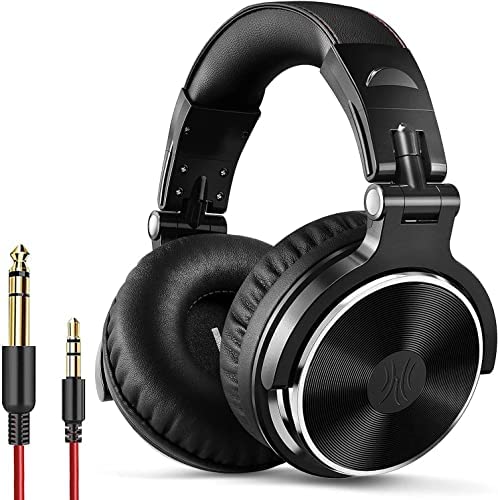 OneOdio Casque Audio Filaire DJ Piano Guitare avec Micro, Hi-Res Audio Extra Basse Son, Léger Confort Pliable Casques avec Share-Port, 2 Prise Jacks - Headphone pour PC Studio Monitor AMP Pro-10(Noir) Fiche Technique et Prix au Maroc