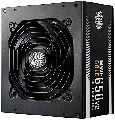 Cooler Master MWE 650 Gold V2, Alimentation PC Modulaire 80 Plus Gold 650W (Prise EU), Câblage Plat, Ventilateur 120mm HDB, Seuil de Température Élevé - Garantie 5 ans Fiche Technique et Prix au Maroc