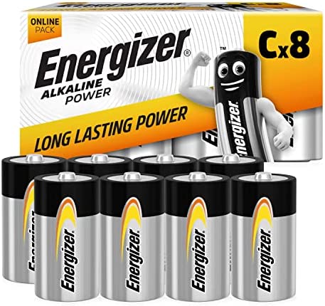Energizer Alkaline Power C, 8 Pack AMZ Exclusivité Amazon Fiche Technique et Prix au Maroc