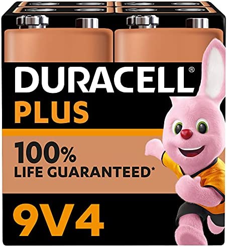 Duracell - Piles alcalines 9V Plus, 6LR61, paquet de 4 Fiche Technique et Prix au Maroc