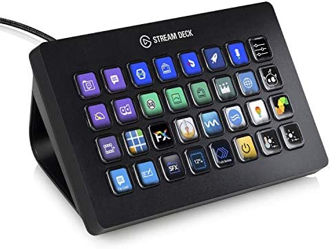 Elgato Stream Deck XL – Contrôleur de studio avancé, 32 touches macro, déclenchement d’actions dans les applications et les logiciels comme OBS, Twitch, ​YouTube et d’autres, compatible Mac et PC Fiche Technique et Prix au Maroc