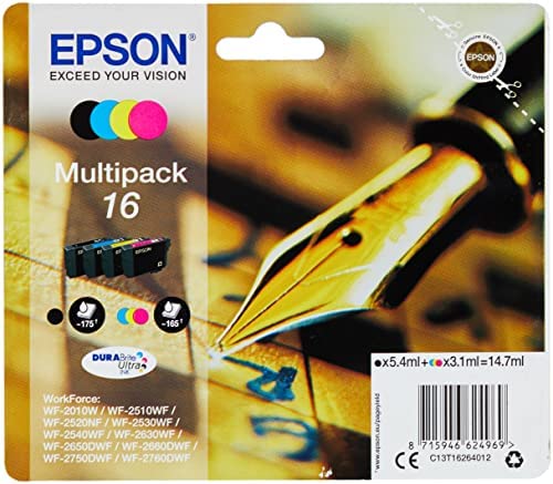 Epson C13T16264012 Cartouche d'encre Multipack Fiche Technique et Prix au Maroc