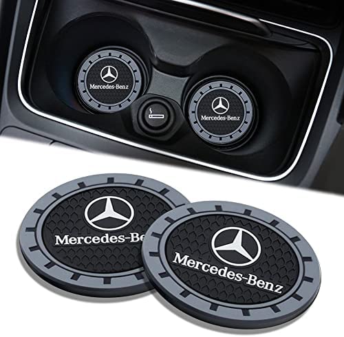 2PCS Porte-gobelet de Voiture Para Mercedes Benz C E S M Serie GLK CLA GLC GLE CLS SLK AMG,Silicone antidérapants, Accessoires d'intérieur de Voiture de Tapis de gobelet Fiche Technique et Prix au Maroc