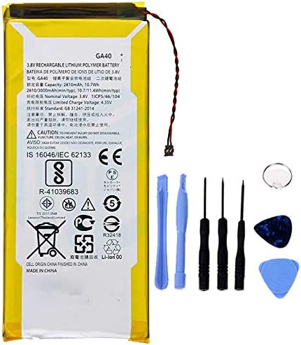 Ellenne Batterie compatible avec Motorola Moto G4 Plus GA40 XT1622 XT1625 XT1641 XT1644+ AD haute capacité 3000 mAh avec kit de démontage inclus Fiche Technique et Prix au Maroc