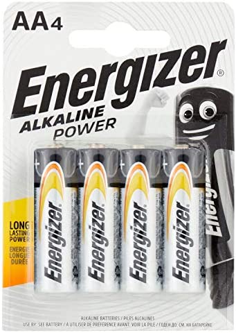 Energizer Piles Alcalines Energizer Power AA/LR6, Lot de 4 Fiche Technique et Prix au Maroc