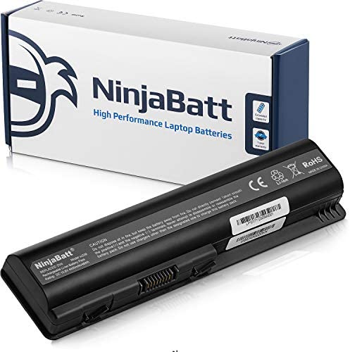 NinjaBatt Batterie pour HP CQ61 EV06 CQ71 CQ60 484170-001 DV4 HSTNN-IB72 513775-001 HSTNN-Q34C HSTNN-LB72 HSTNN-CB72 HSTNN-Q39C HSTNN-UB72 G60 G71-340US - Haute Performance [6 Cellules/4400mAh/48wh] Fiche Technique et Prix au Maroc