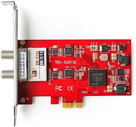 TBS®6281SE DVB-T/T2 Carte TV double tuner TNT DVB-T/T2, successeur de la carte TBS6280 , Carte de réception TV TNT HD en France - TNT(Télévision Numérique Terrestre) Fiche Technique et Prix au Maroc