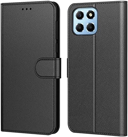 Tenphone Coque pour Honor X6, Coque Honor X6,Etui Protection Housse Premium en Cuir PU, [Emplacements Cartes], Pochette Flip Case Compatible avec Honor X6 Book (Noir) Fiche Technique et Prix au Maroc