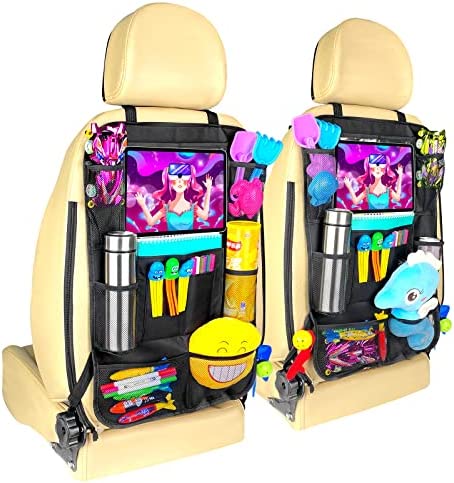 Newaner 2 pièces Organisateurs de Voiture tissu oxford pour éviter les coups de pied,utiliser pour organiseur pour siège arrière de voiture,12 inch iPad/poche,organiseur pour de voiture enfants. Fiche Technique et Prix au Maroc