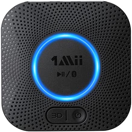 [Upgraded] 1mii B06 Plus Récepteur Audio sans Fil aptX HD, Adaptateur Bluetooth 5.0 pour Système Stéréo Domestique, avec aptX-LL Faible Latence 3D Surround, Récepteur Bluetooth pour Haut-parleurs Fiche Technique et Prix au Maroc
