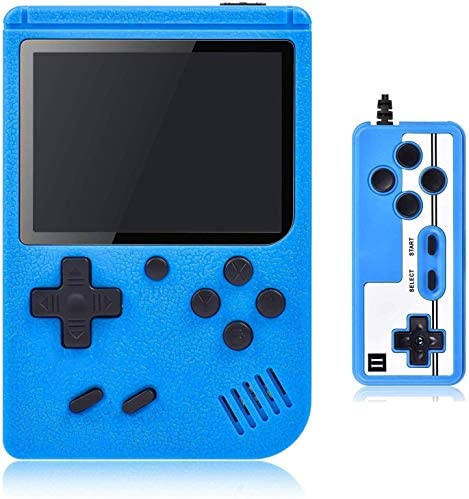 PZNETUE Console De Jeux Portable, Console De Jeu Retro FC avec 400 Jeux Classiques, pour 2 Joueurs Meuble TV Consoles de Jeu Portables, Jeux Cadeau pour Enfants Garçons Filles et Adultes (Bleu) Fiche Technique et Prix au Maroc