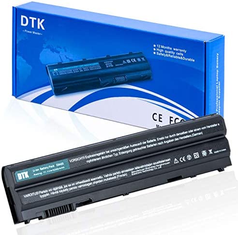 DTK Batterie pour Dell E5420 E5430 E5530 E6420 E6430 E6520 E6530 Inspiron 4420 5420 5425 7420 7520 4720 5720 M421R M521R N4420 N4720 N5420 N5720 N7420 Vostro 3460 3560 Ordinateur Portable [Li-ion 11.1v 5200mAh 6cells] Fiche Technique et Prix au Maroc
