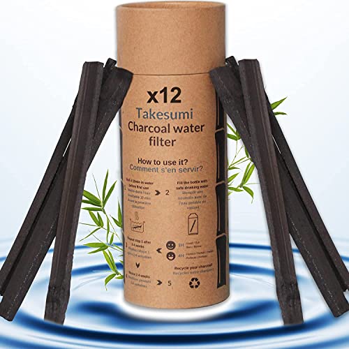 Binchotan Bio 12X | Charbon Actif Takesumi de Bambou pour Purification d'eau | Passez-Vous des Eaux en Bouteille avec Notre Charbon Actif Fiche Technique et Prix au Maroc