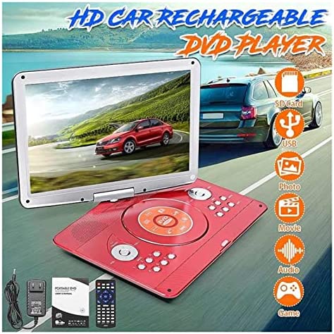 Lecteurs DVD Portable de 14 pouces DVD Écran rotatif des joueurs multidia DVD for le jeu la télé Prise en charge de la fonction MP3 MP4 VCD CD Joueur for la maison et la voiture Lire les disques rapid Fiche Technique et Prix au Maroc