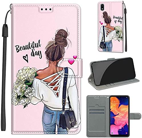 TOMYOU Etui Coque pour Samsung Galaxy A10, Protection Etui Housse en Cuir Portefeuille Livre,[Emplacements Cartes] [Fonction Support], Coque Compatible pour Samsung Galaxy A10 Fiche Technique et Prix au Maroc