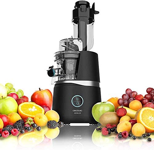 Cecotec Presse-agrumes Juice&Live 3000 EasyClean. 150W, Système de presse froide, filtre de facil nettoyage, vitesse lente de 50 rpm, Tube XL pour fruits et légumes entiers, libre de BPA Fiche Technique et Prix au Maroc