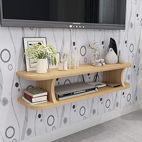 Étagère Meuble TV flottant mural Meuble TV Console TV pour Set Top Box Routeur DVD TV Satellite Projecteur TV Accessoires Cuisine Etagère murale de rangement (Couleur : C, taille : 80×20×13cm) Fiche Technique et Prix au Maroc