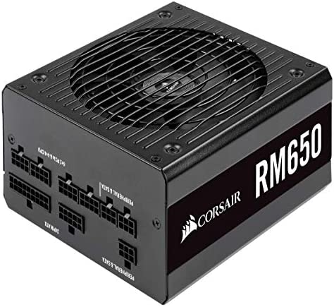 Corsair RM650, RM Series Alimentation PC (Entièrement Modulaire ATX, 80 Plus Gold, 650 Watt) - Noir (EU) Fiche Technique et Prix au Maroc