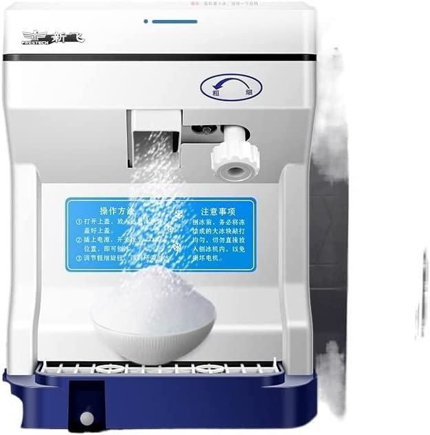 RENOA Blender Personnel Compact de comptoir Glace Crusher Smoothie High-Power Machine à thé Commercial Mabinet de thé à Neige Machine à Glace rasée (Color : 5KG S, Plug Type : AU) Fiche Technique et Prix au Maroc