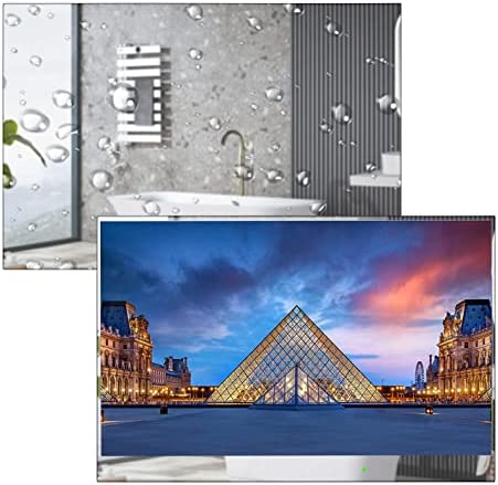 Soulaca 22 Pouces TV Salle de Bain Luxe Miroir Intelligent TV IP66 étanche Android 9.0 Full HD avec Wi-FI et Bluetooth (modèle 2022) Fiche Technique et Prix au Maroc