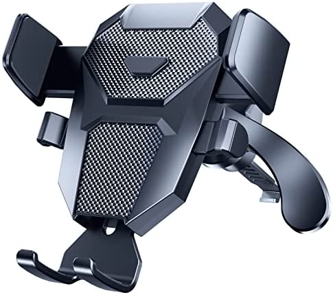 Support Telephone Voiture Grille Aeration, Porte Telephone Voiture avec Crochet en Métal, Rotation à 360° Fixe Voiture Telephone, Un Clic pour Verrouiller Accroche Telephone Voiture pour 4.7-7 Pouces Fiche Technique et Prix au Maroc