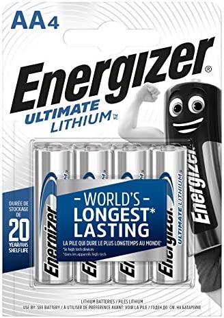 Energizer Piles AA, Ultimate Lithium, Lot de 4, Pile alcaline Fiche Technique et Prix au Maroc