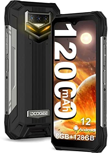 DOOGEE S89 Téléphone Portable Incassable, 12000mAh/33W, LED Respiration, Android 12, 48MP+20MP Caméra de Vision Nocturne, 8Go+128Go Octa Core, 6.3" FHD+ Écran Smartphone incassable, NFC/OTG-Noir Fiche Technique et Prix au Maroc