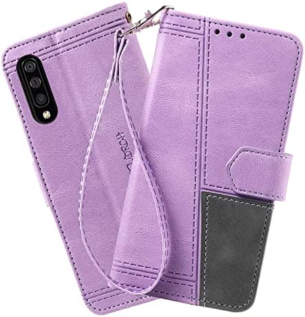 DENDICO Coque Compatible avec Galaxy A50 / Galaxy A50S / Galaxy A30S, Portefeuille Housse en Cuir PU pour Samsung Galaxy A50 / Galaxy A50S / Galaxy A30S, Magnétique Antichoc Flip Coque, Violet Fiche Technique et Prix au Maroc