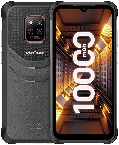 Ulefone Power Armor 14 Pro Android 12 Téléphone Incassable, Batterie 10000mAh, Helio G85 6Go 128Go, 20MP+16MP Caméra, IP68 Etanche Antichoc, 6,52’’ Smartphone Debloque, Charge sans Fil NFC GPS Fiche Technique et Prix au Maroc