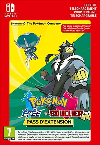 Pass d'extension pour Pokémon Épée ou Pokémon Bouclier | Nintendo Switch – Code jeu à télécharger Fiche Technique et Prix au Maroc
