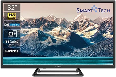 Smart Tech TV LED HD 32 pouces (80cm) 32HN10T3 Triple Tuner Dolby Audio H.265 HDMI USB Fiche Technique et Prix au Maroc