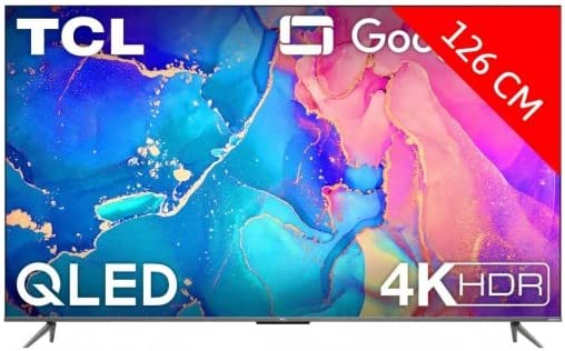 TCL TV QLED 4K 126 cm TV 4K QLED 50QLED760 Google TV Fiche Technique et Prix au Maroc