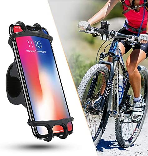ZOESON Support Téléphone Vélo, Support Vélo du Guidon, Support Téléphone Bicyclette Silicone Réglable pour Les 4,0-6,0 Pouces Smartphones (Noir) Fiche Technique et Prix au Maroc