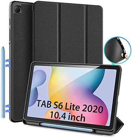 DUX DUCIS Étui pour Samsung Galaxy Tab S6 Lite 10.4 (P610 / P615) 2020 & 2022, Étui de Protection TPU Souple avec Support S Pen pour S6 Lite 10,4 Pouces, Couvercle de Support Avant Multi-Angle(Noir) Fiche Technique et Prix au Maroc
