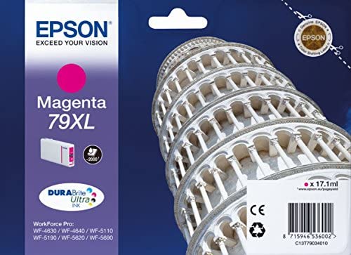 Epson T79XL Cartouche d’encre d’origine Durabrite Magenta 2 000 pages Fiche Technique et Prix au Maroc