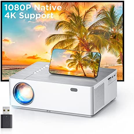 Videoprojecteur Full HD, Projecteur 7800 LM Natif 1080P, 4K Soutien, 130 000 Heures, avec Correction Electronique ± 50° et Zoom 50%, aide Double HDMI, Ordinateur Portable, Smartphone, Home Cinéma Fiche Technique et Prix au Maroc