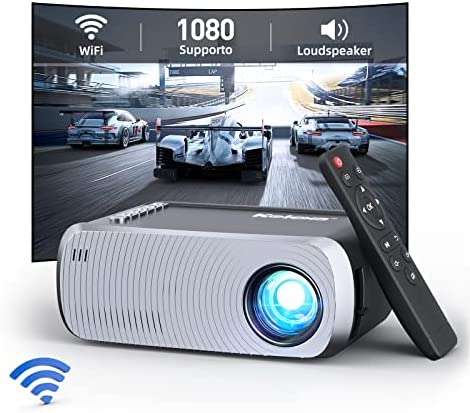 Mini Projecteur, Kolexa VF280 Vidéoprojecteur WiFi Supporte 1080P Full HD Projecteur Portable Home Cinéma, Retroprojecteur Compatible avec Samrtphone/HDMI/USB/DVD/TV Stick/PS4 etc. Fiche Technique et Prix au Maroc