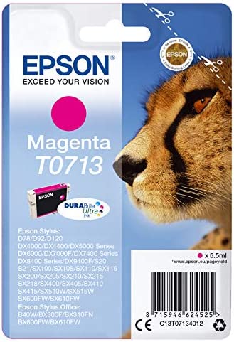 Epson - Cartouche jet d'encre - C13T071340 - Magenta Amazon Dash Replenishment est prêt Fiche Technique et Prix au Maroc
