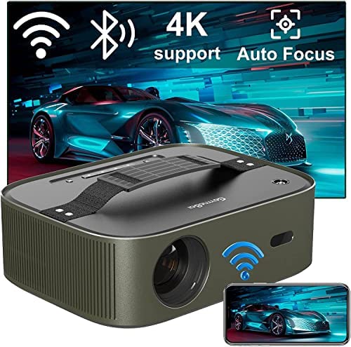 Videoprojecteur 4K, Gammabai Vast Videoprojecteur WiFi Bluetooth, 400 ANSI Native 1080P Supporte 4K Retroprojecteur Auto Focus 4P Correction Projecteur Video Compatible avec iOS/Android/TV Stick/PS5 Fiche Technique et Prix au Maroc